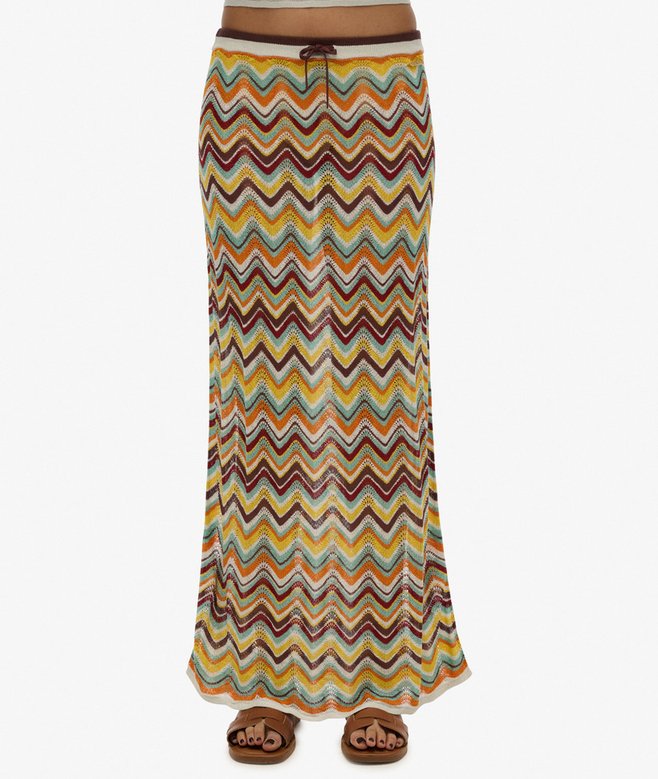 Zigzag Knit Column Maxi Skirt More Colours Available Price £27.49 Price reduced from £54.99 to You Save 50%