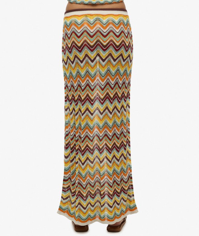 Zigzag Knit Column Maxi Skirt More Colours Available Price £27.49 Price reduced from £54.99 to You Save 50%