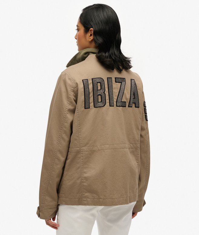 Embellished M65 Military Jacket