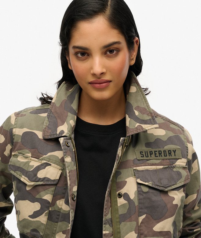 Embellished M65 Military Jacket