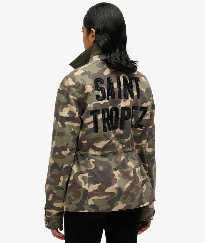 Embellished M65 Military Jacket