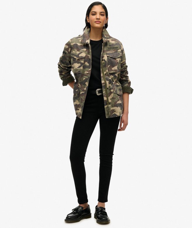 Embellished M65 Military Jacket