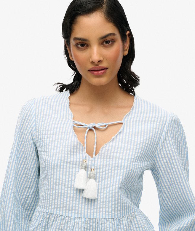 Broderie Long Sleeve Blouse