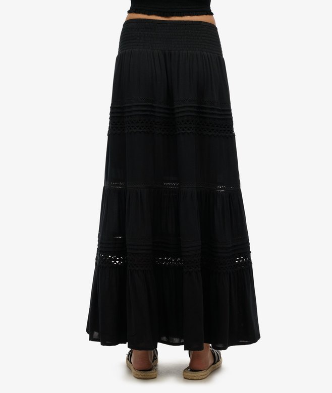 Ibiza Lace Mix Maxi Skirt