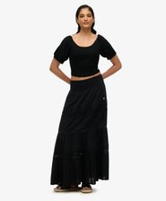 Ibiza Lace Mix Maxi Skirt