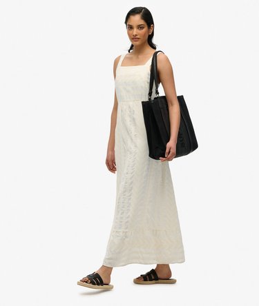 Statement Tiered Maxi Dress Image 4