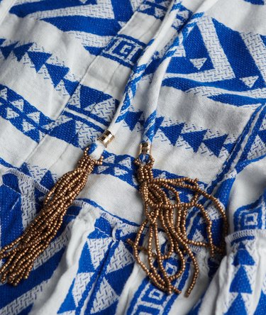 Ibiza Long Sleeve Tiered Mini Dress Image 6