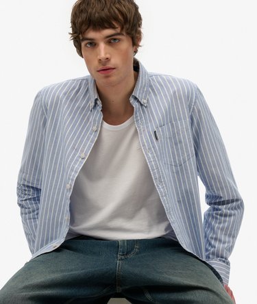 Essentials Long Sleeve Oxford Shirt Image 4