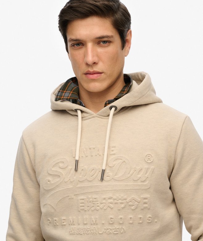 Embossed Graphic Hoodie