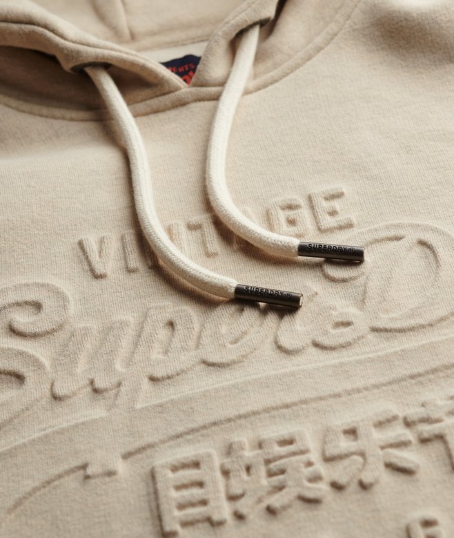 Embossed Graphic Hoodie
