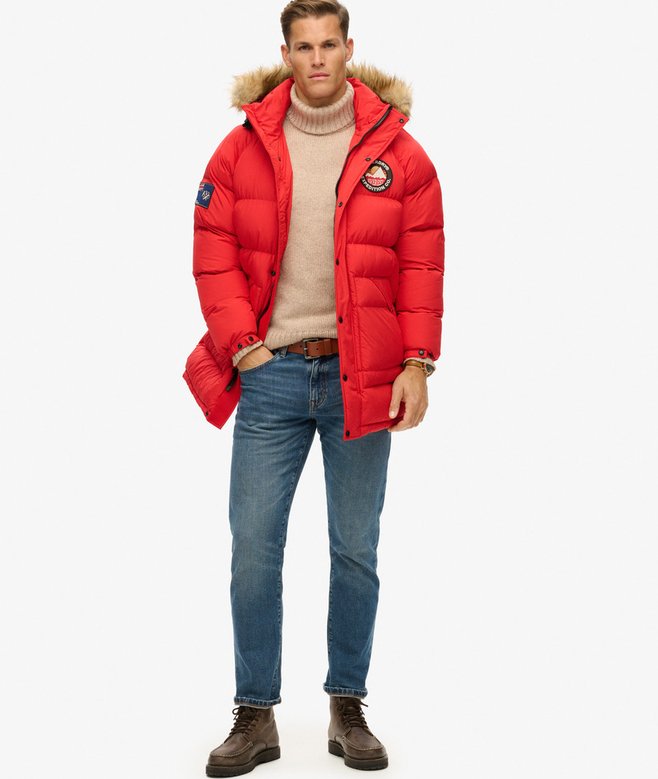 Everest Longline Baffled Parka Jacket