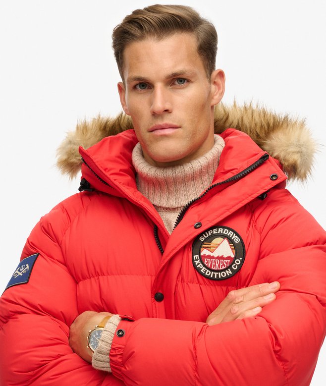 Everest Longline Baffled Parka Jacket