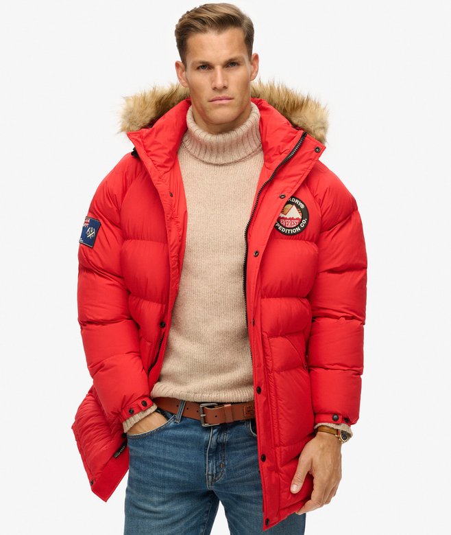 Everest Longline Baffled Parka Jacket