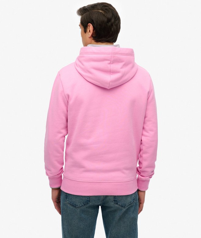 Essential Logo Half Brushed Hoodie