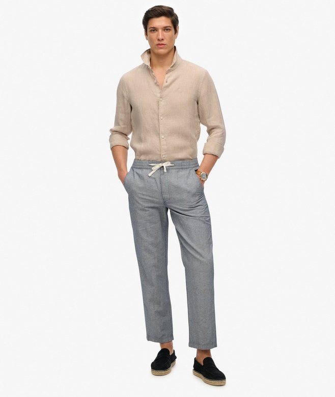Embroidered Vacation Linen Shirt More Colours Available Price £38.49 Price reduced from £54.99 to You Save 30%