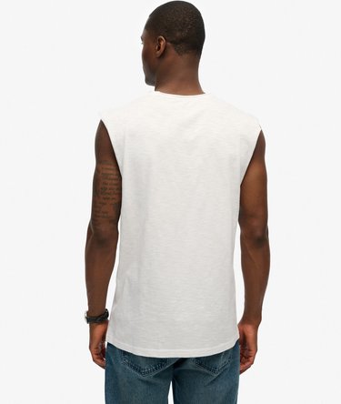 Raw Edge Slub Tank Top Image 4
