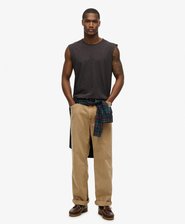 Raw Edge Slub Tank Top