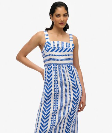 Statement Tiered Maxi Dress Image 5