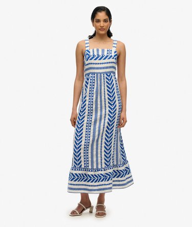 Statement Tiered Maxi Dress Image 1
