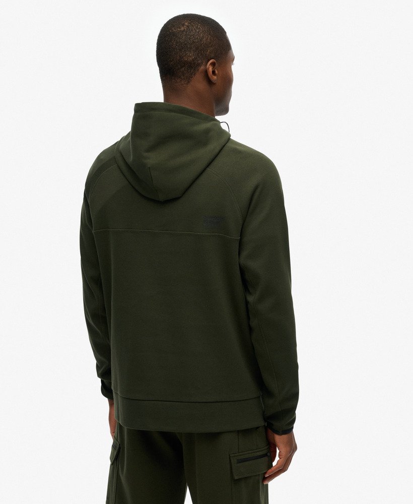 mens Tech Logo Loose Hoodie in Surplus Goods Olive Green | Superdry UK