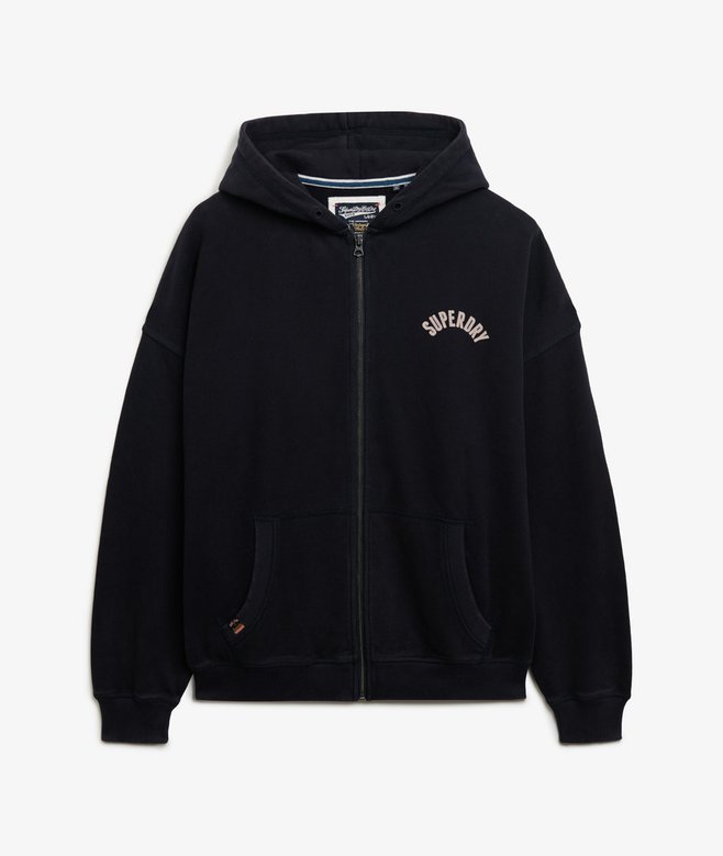 Athletic Essentials Oversized Zip Hoodie