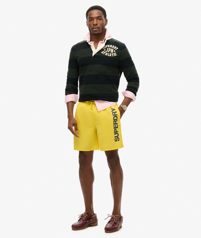 Sport Graphic 17-inch Recycled Swim Shorts