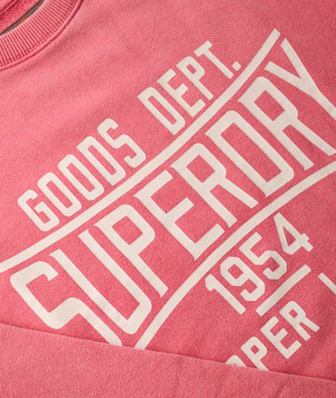 Vintage Wash Relaxed Crew Sweatshirt