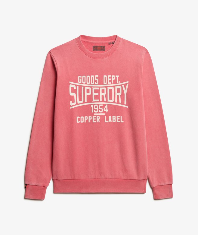 Vintage Wash Relaxed Crew Sweatshirt