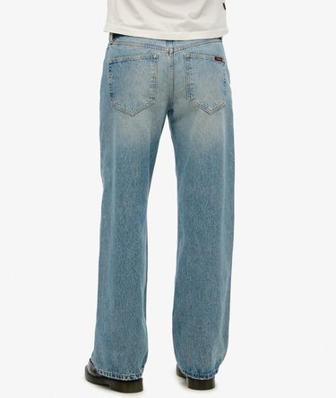 Jeans mit weitem Bein und mittlerer Leibhöhe Image 3