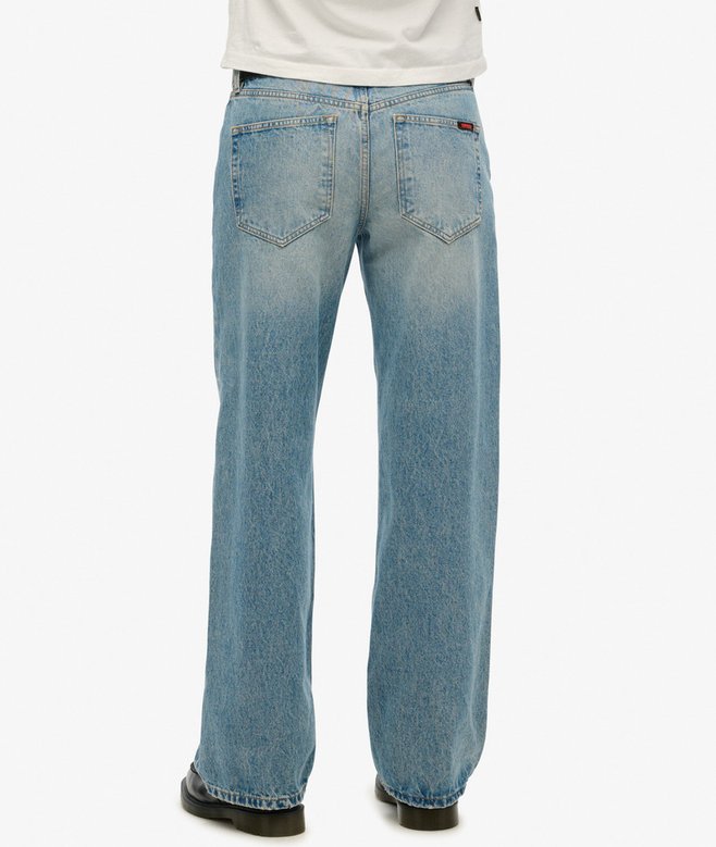 Mid Rise Wide Leg Jeans
