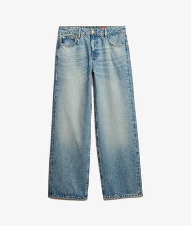 Jeans mit weitem Bein und mittlerer Leibhöhe Image 7