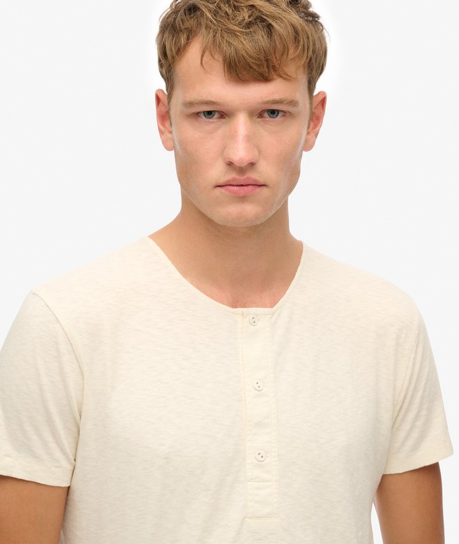 The Merchant Store - Short Sleeve Henley Top