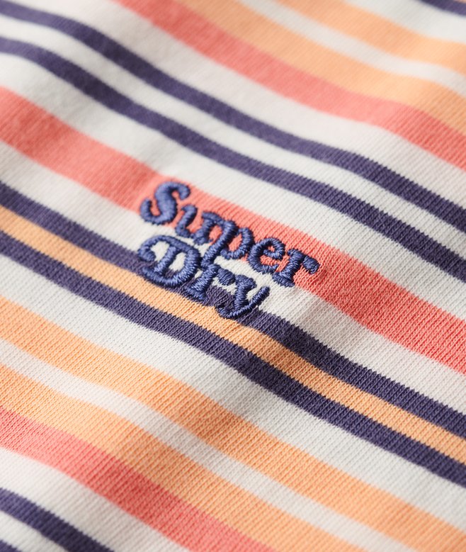 Essential Logo Striped Fitted T-Shirt