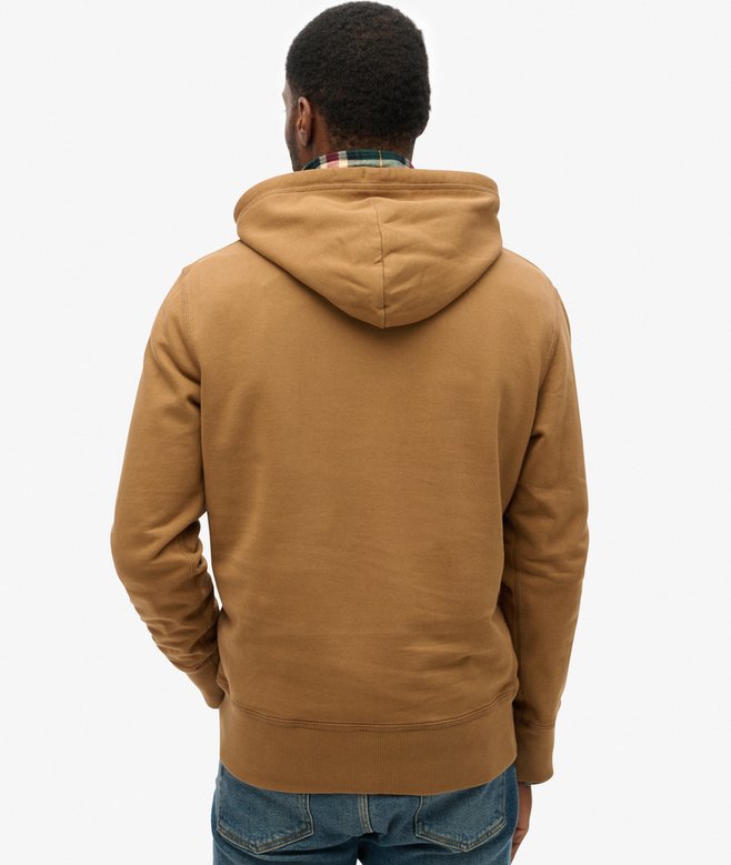 Contrast Stitch Relaxed Hoodie