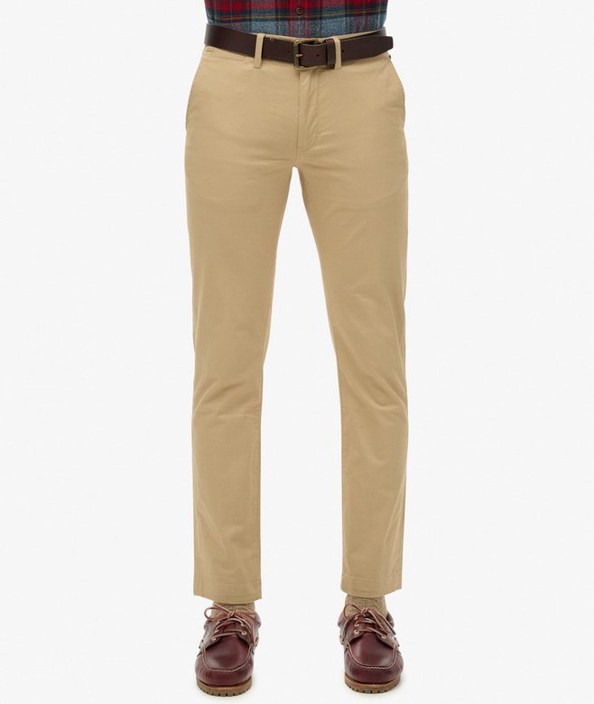Slim Tapered Stretch Chino Trousers
