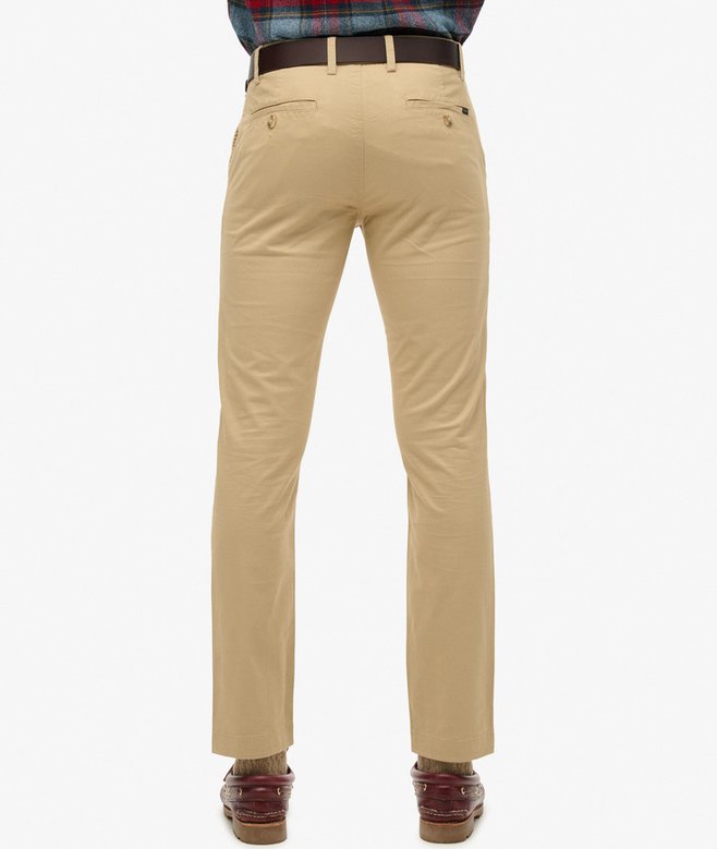 Slim Tapered Stretch Chino Trousers