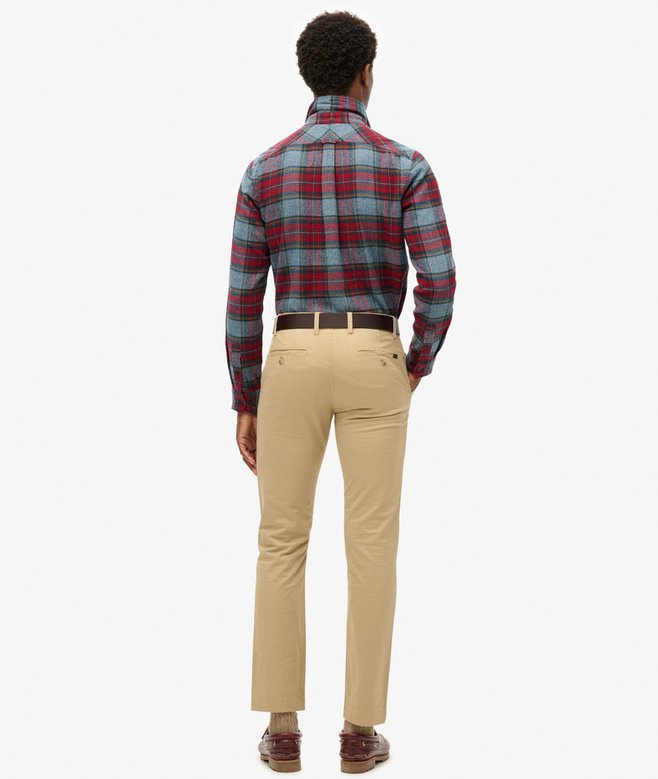 Slim Tapered Stretch Chino Trousers