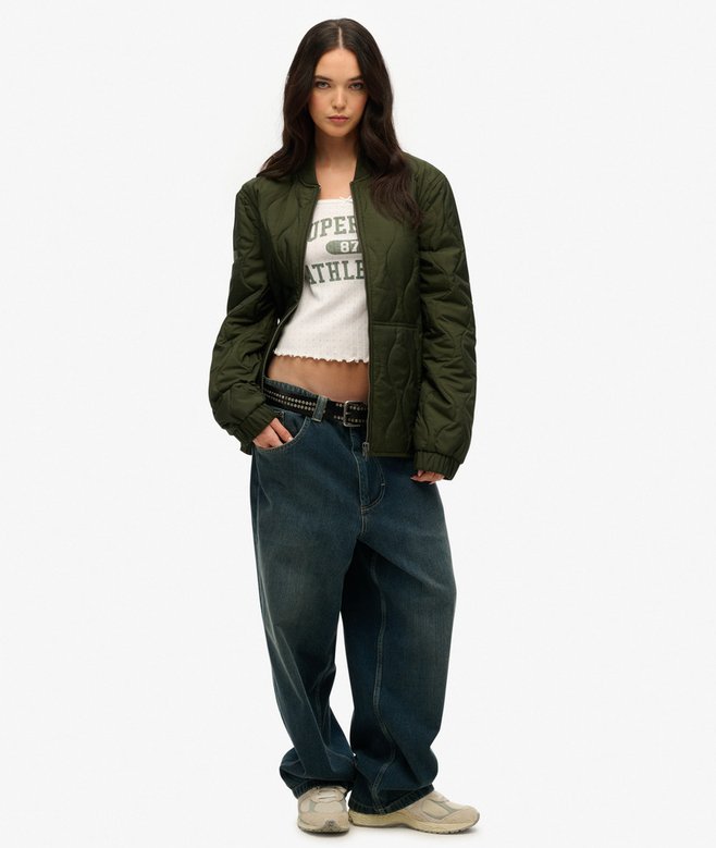 Oversized Surplus Quilted Liner Jacket