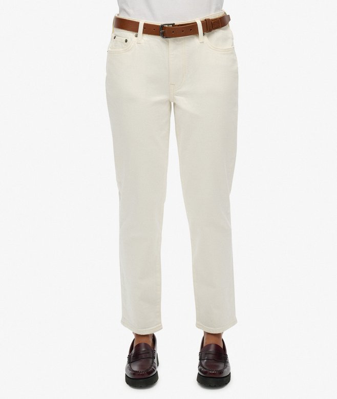 Organic Cotton Mid Rise Slim Jeans