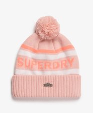 Gorro de punto con logotipo de Superdry