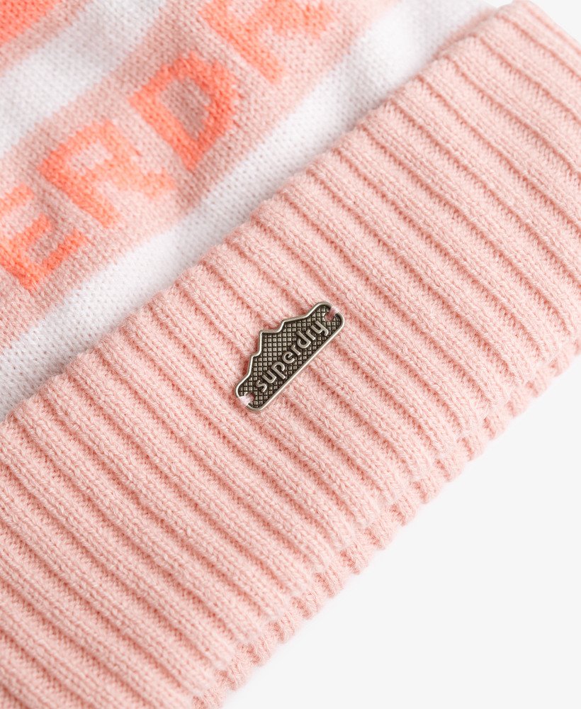 Superdry Classic Logo Beanie Hat: Cappello Invernale Unisex In Maglia, Colore Giallo Autumn Blaze, Taglia Unica Donna