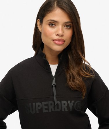 Active Tech Logo Relaxed Half Zip Sweatshirt Image 3