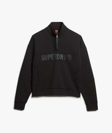 Active Tech Logo Relaxed Half Zip Sweatshirt Image 6