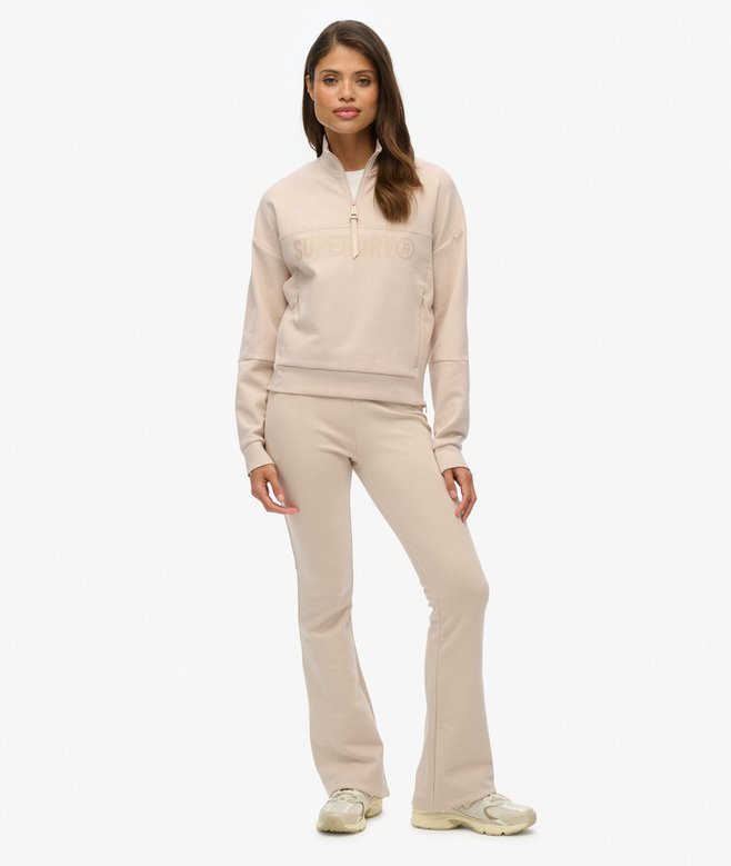 Active Tech Logo Relaxed Half Zip Sweatshirt