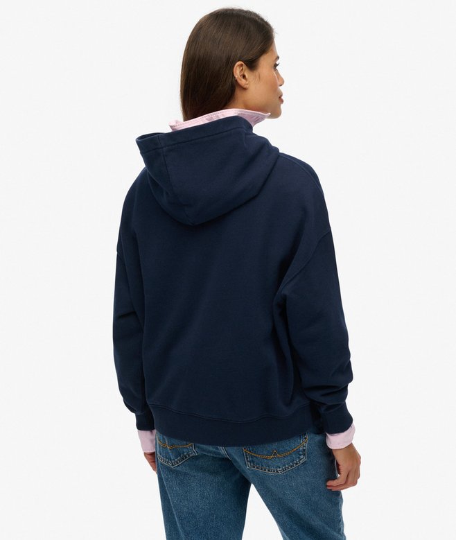 Vintage Logo Neon Relaxed Hoodie
