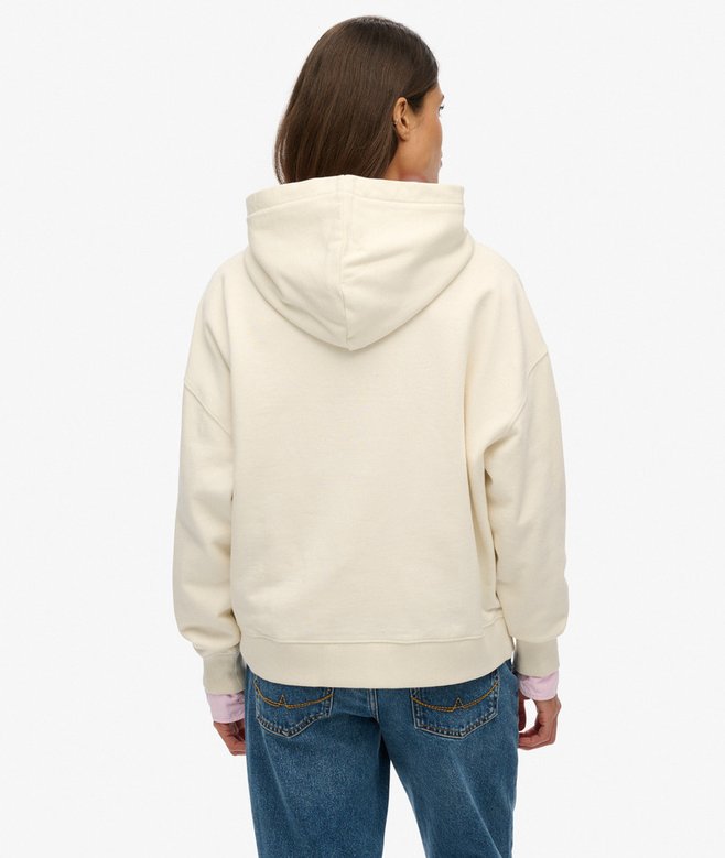 Vintage Logo Neon Relaxed Hoodie