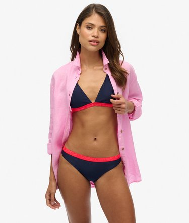 Elastic Classic Bikini Bottoms Image 1