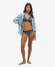 Print Triangle Bikini Top