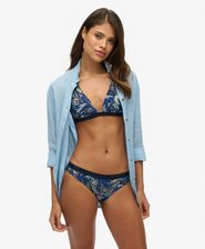 Print Triangle Bikini Top