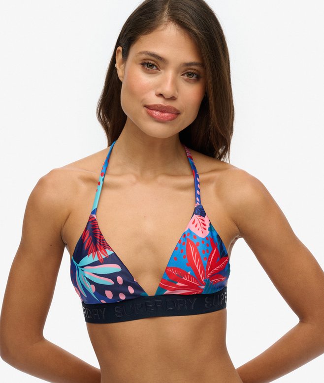 Logo Triangle Bikini Top
